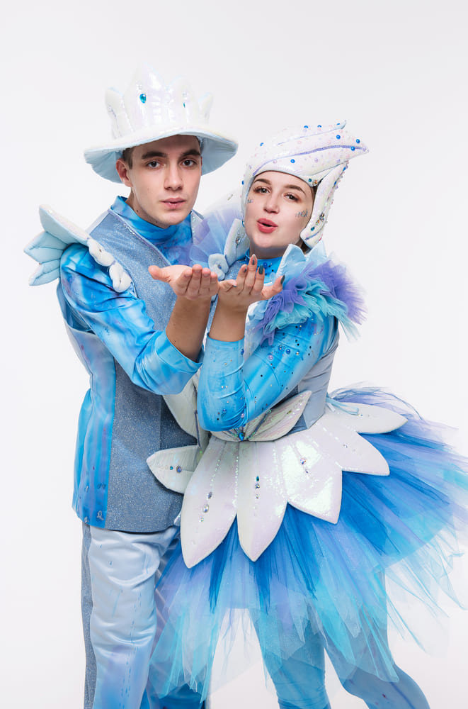 Світлове шоу мильних бульбашок